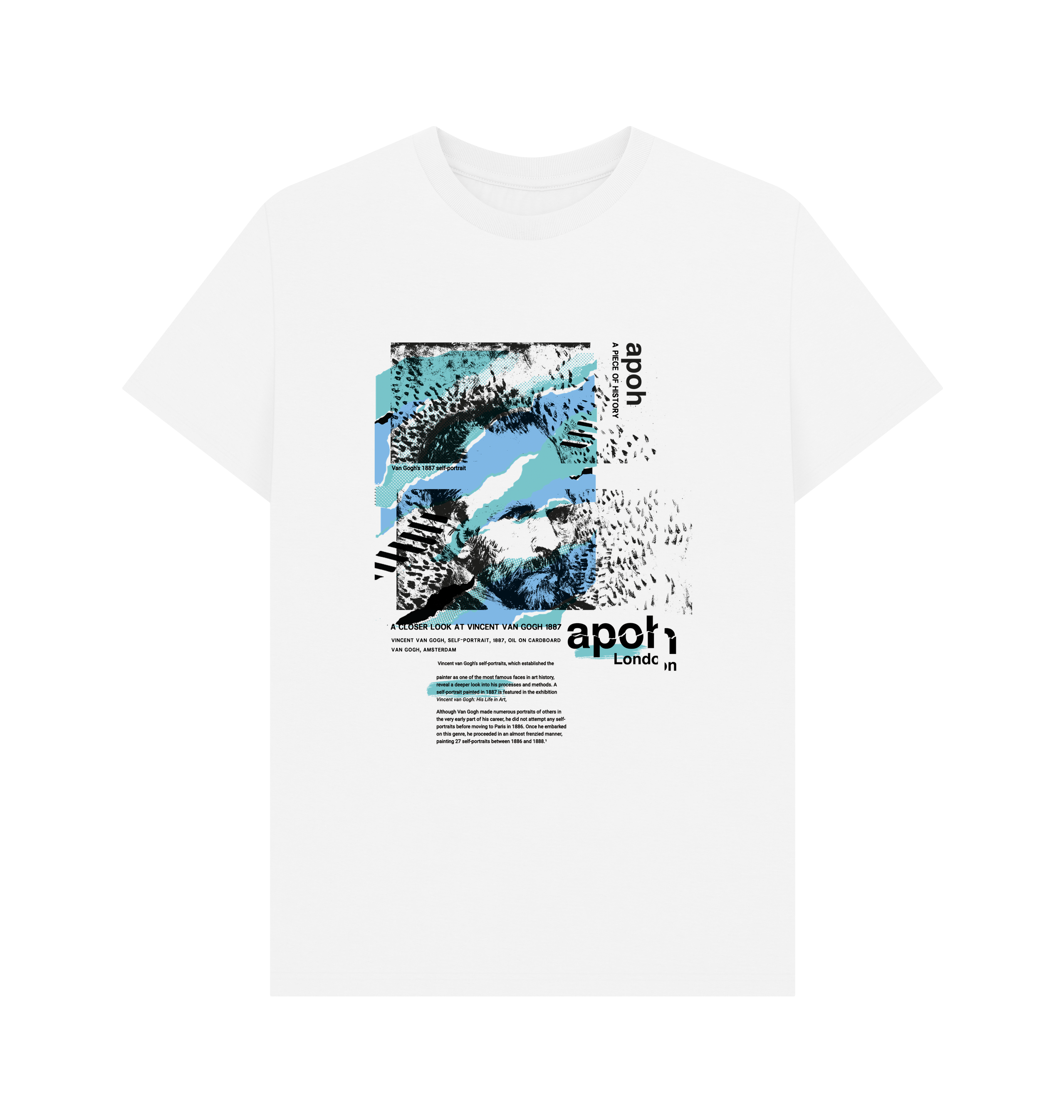 White Printed T-shirt Front