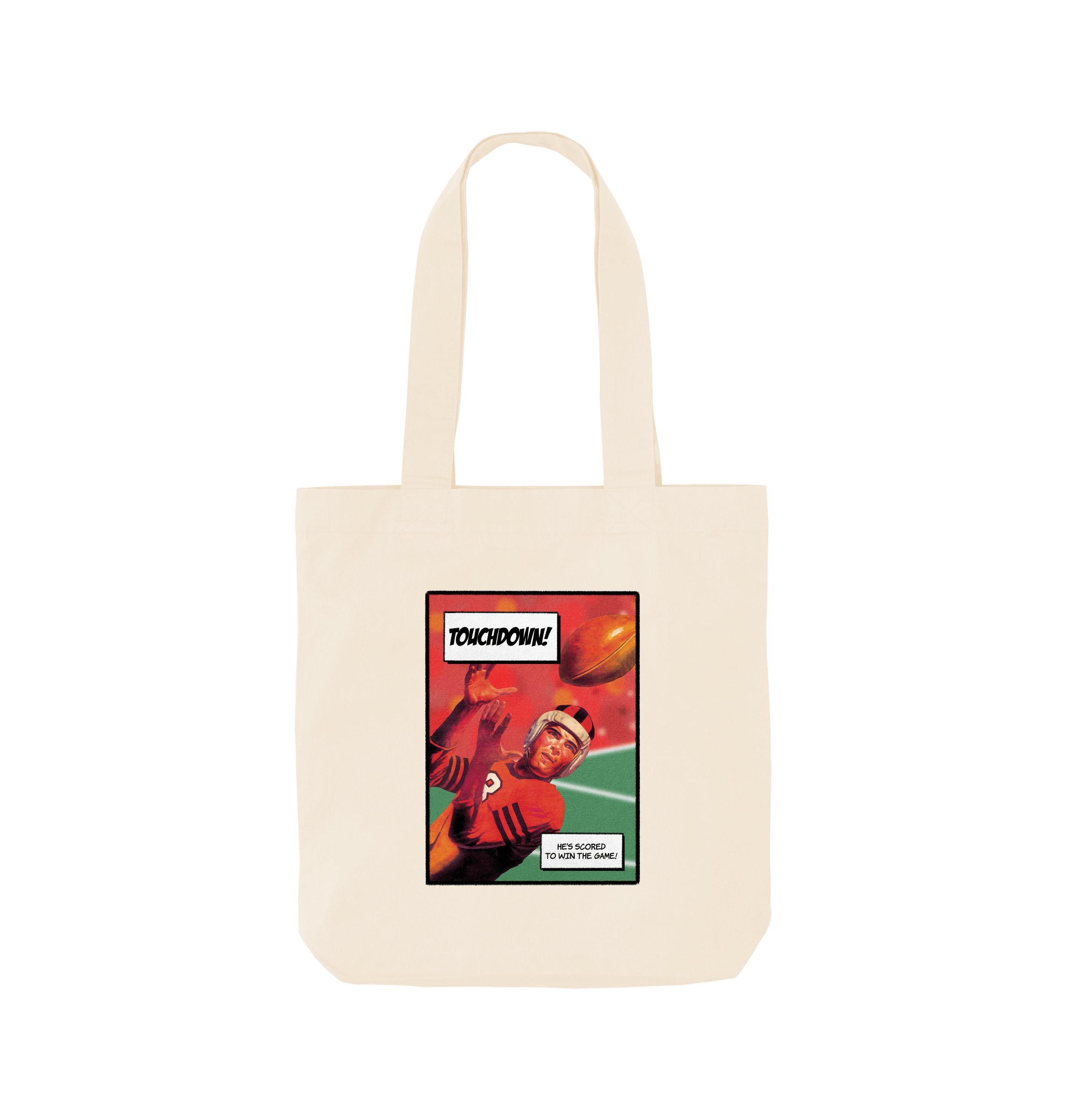 Natural Printed Bag Front