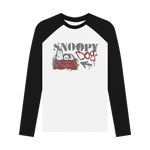 Black-White Printed Baseball T-shirt Front
