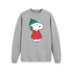 Light Heather Printed Sweater Front