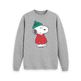 Light Heather Printed Sweater Front