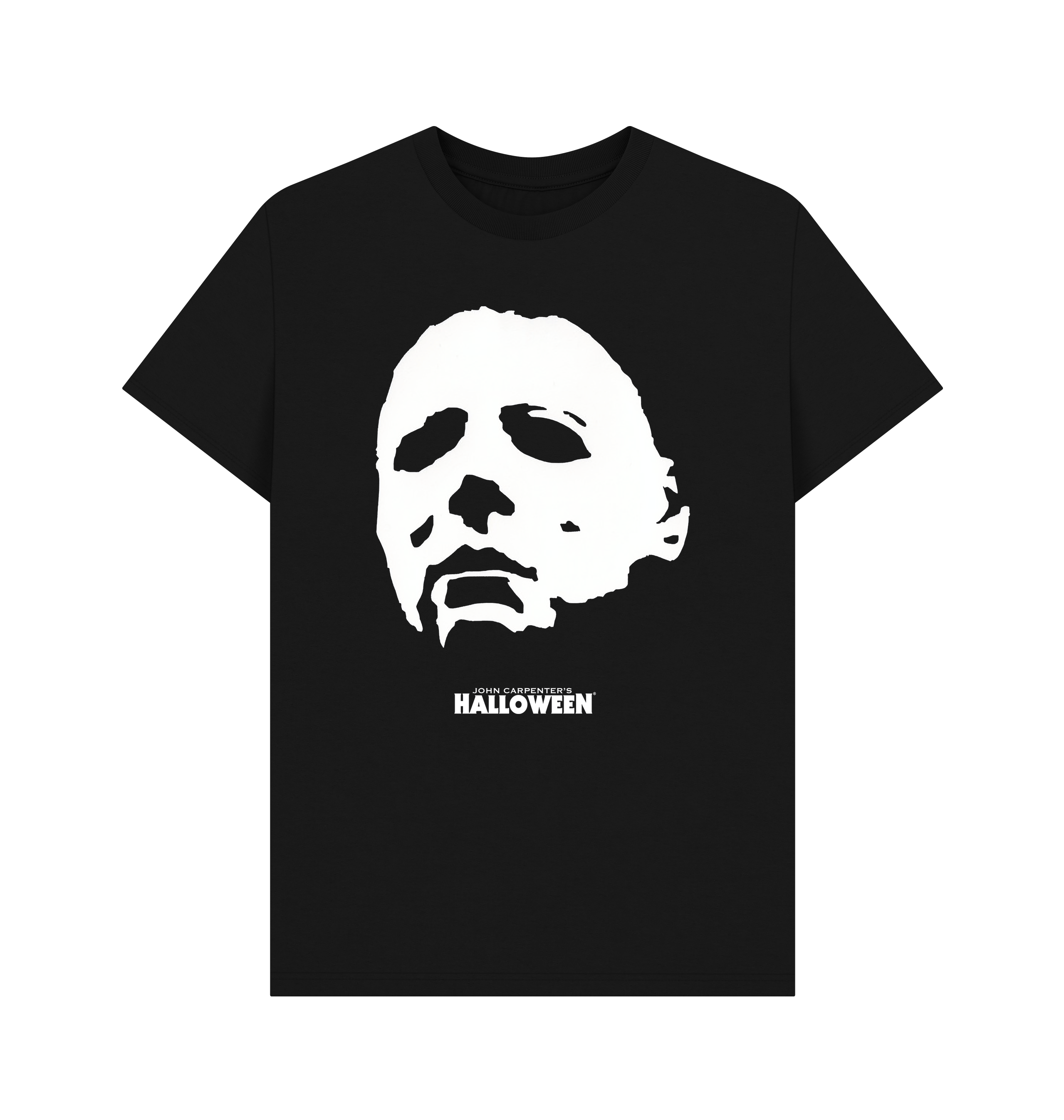 Black Printed T-shirt Front