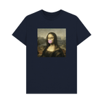 Navy Blue Printed T-shirt Front