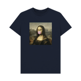 Navy Blue Printed T-shirt Front