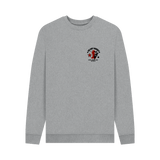 Light Heather Printed Sweater Front