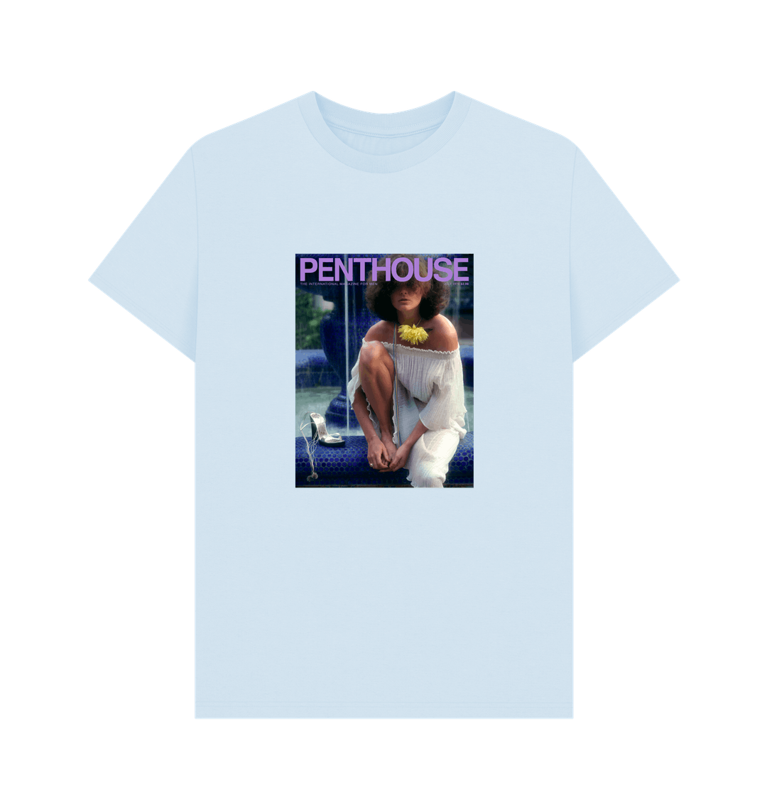 Sky Blue Printed T-shirt