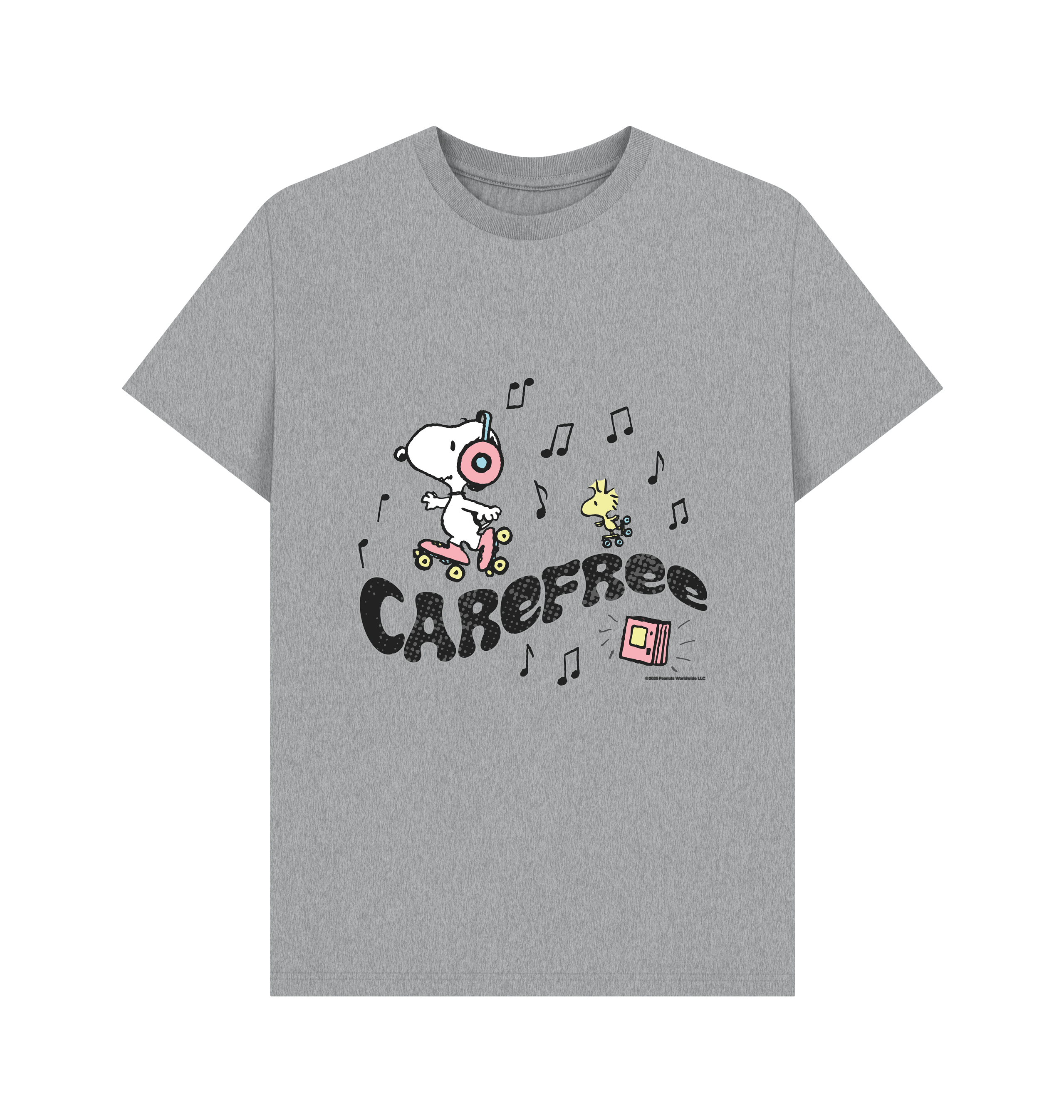 Athletic Grey Printed T-shirt Front