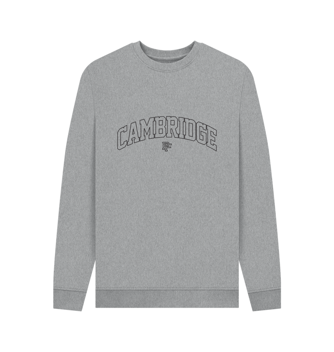Light Heather Printed Sweater Front