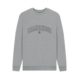 Light Heather Printed Sweater Front
