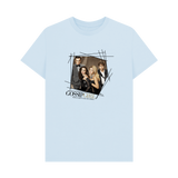 Sky Blue Printed T-shirt Front