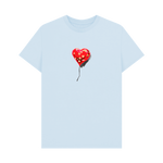 Sky Blue Printed T-shirt Front