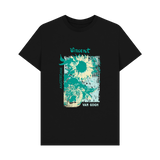 Black Printed T-shirt Front