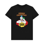 Black Printed T-shirt Front