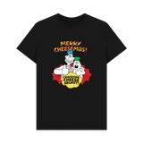 Black Printed T-shirt Front