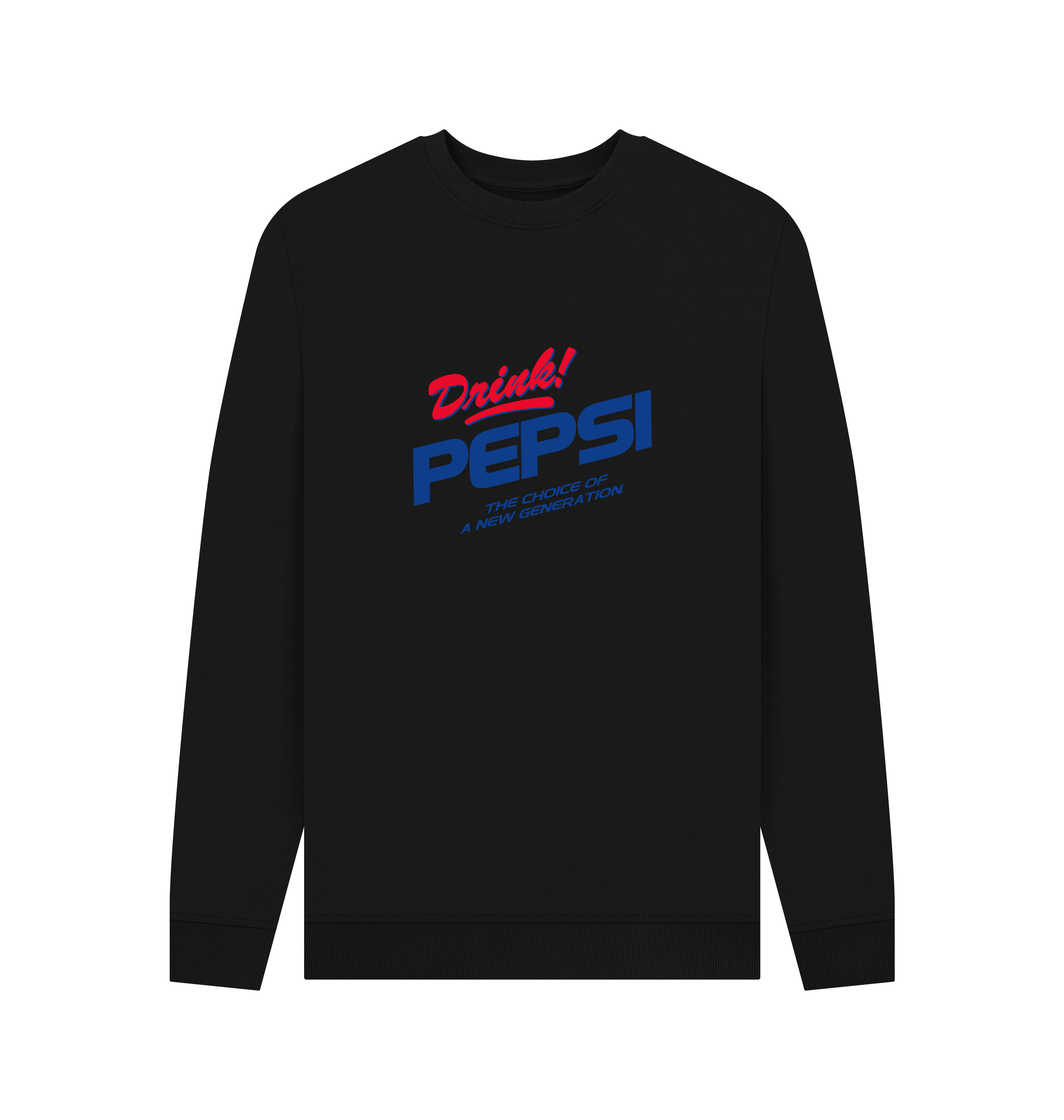 Black Printed Sweater