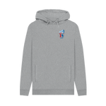 Light Heather Printed Hoody Front