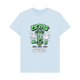 Sky Blue Printed T-shirt