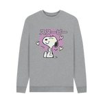 Light Heather Printed Sweater Front