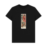 Black Printed T-shirt Front