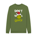 Khaki Printed Sweater Front
