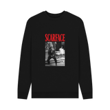 Black Printed Sweater