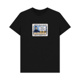 Black Printed T-shirt Front