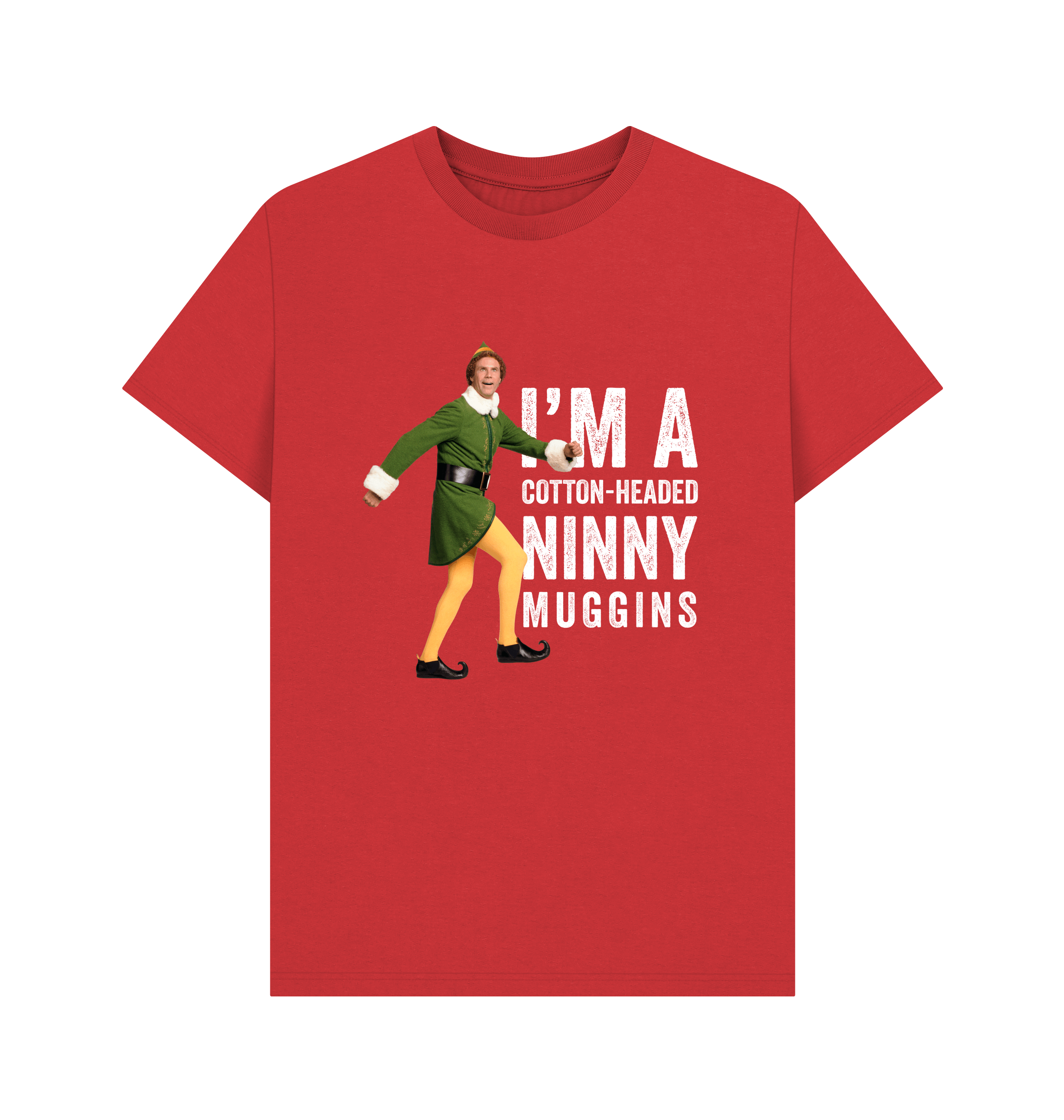 Red Printed T-shirt Front