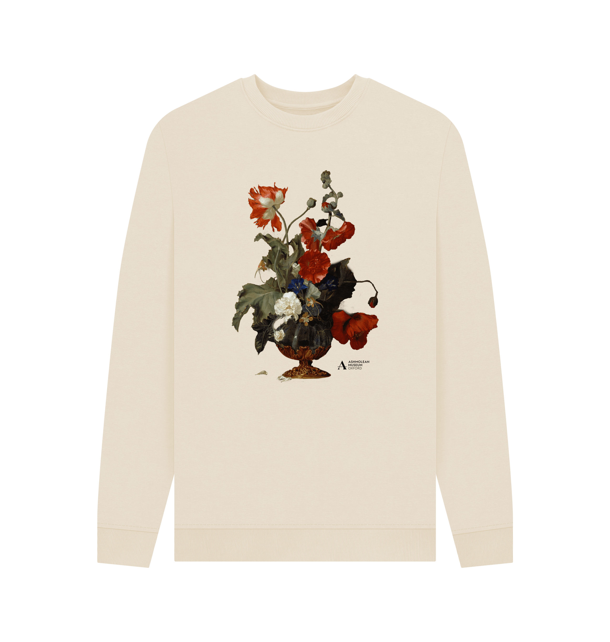 Oat Printed Sweater Front