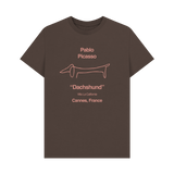 Chocolate Printed T-shirt Front