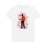 White Printed T-shirt Front