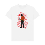 White Printed T-shirt Front
