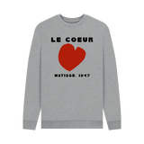 Light Heather Printed Sweater Front