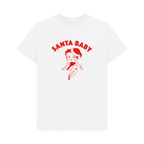 White Printed T-shirt Front