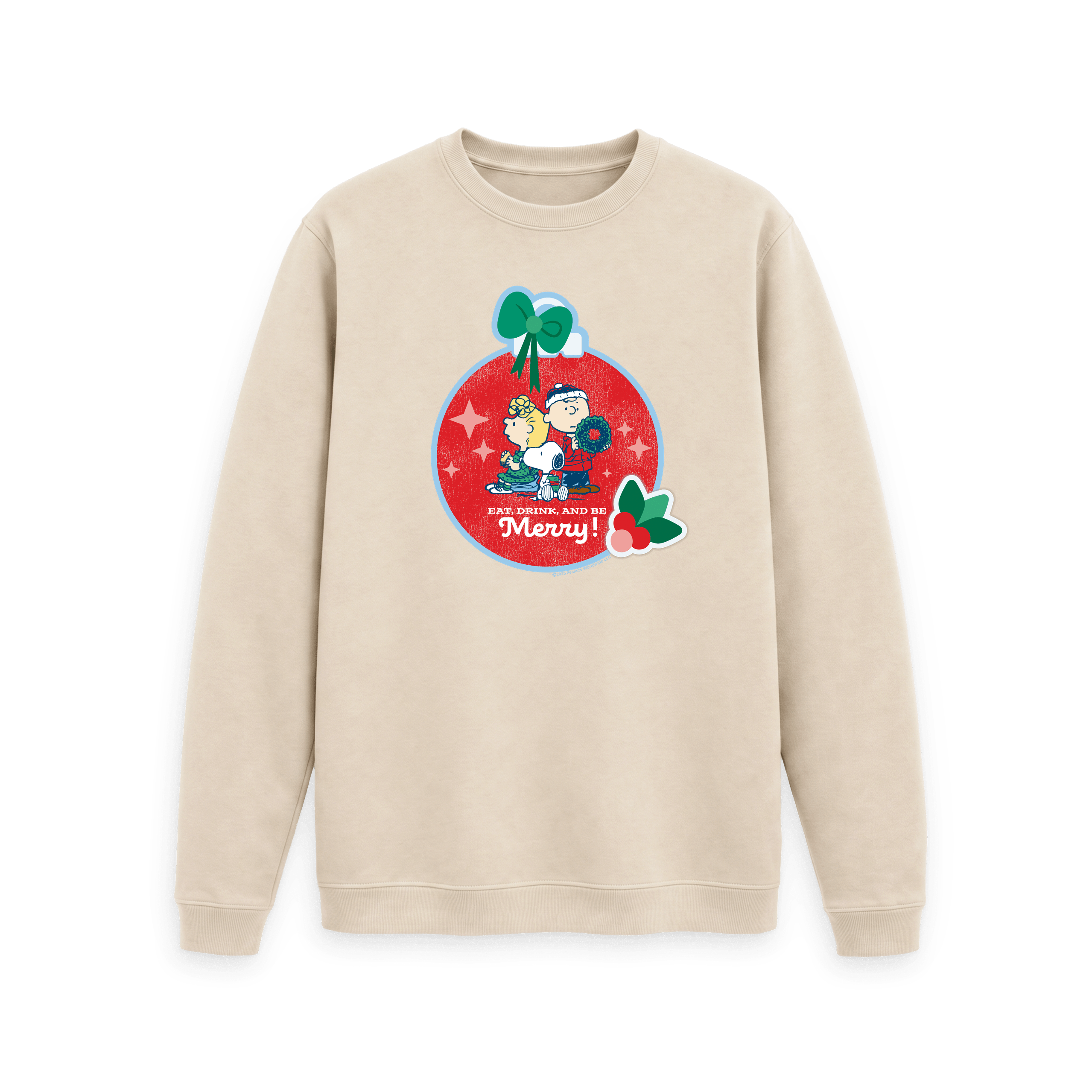 Oat Printed Sweater Front