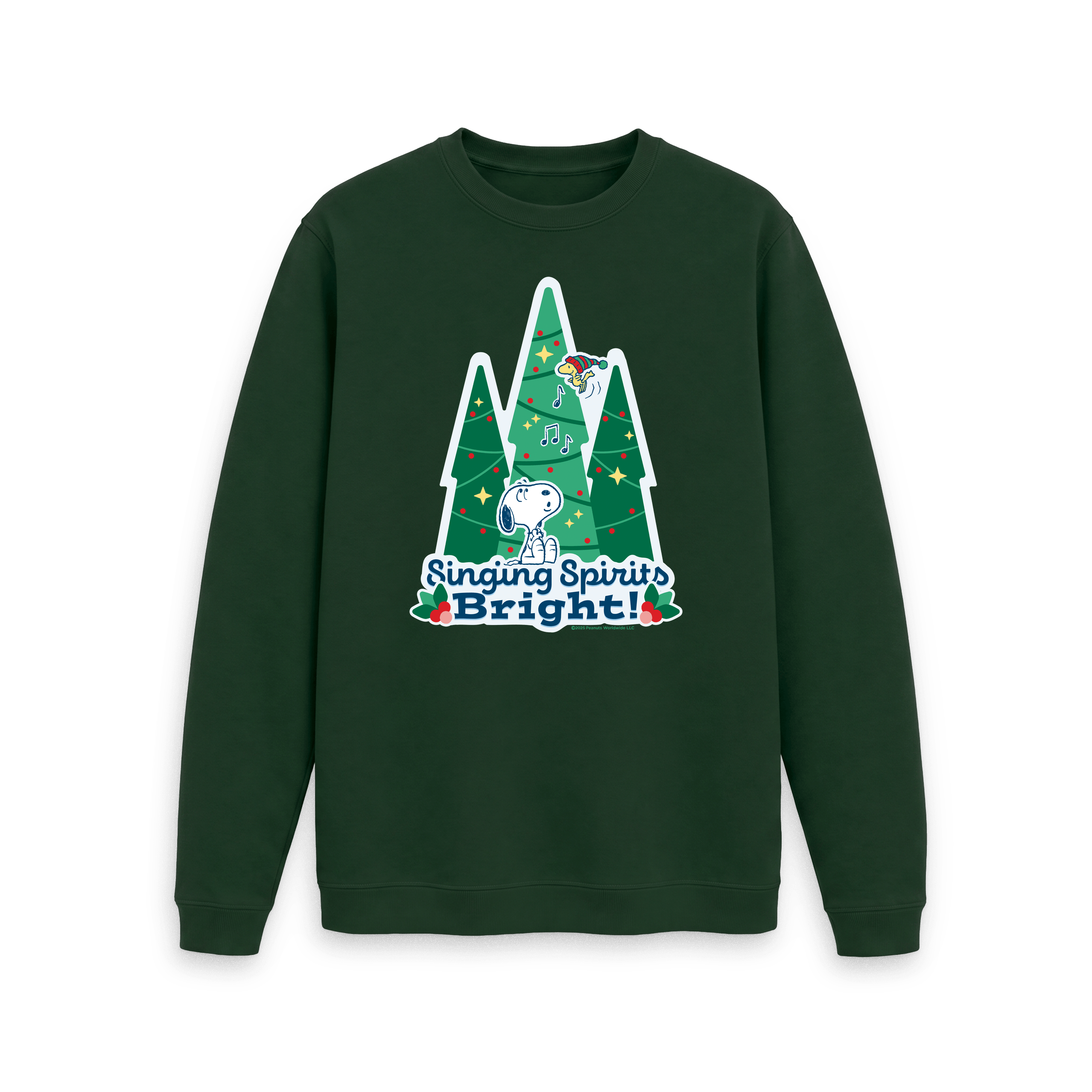 Evergreen Printed Sweater Front