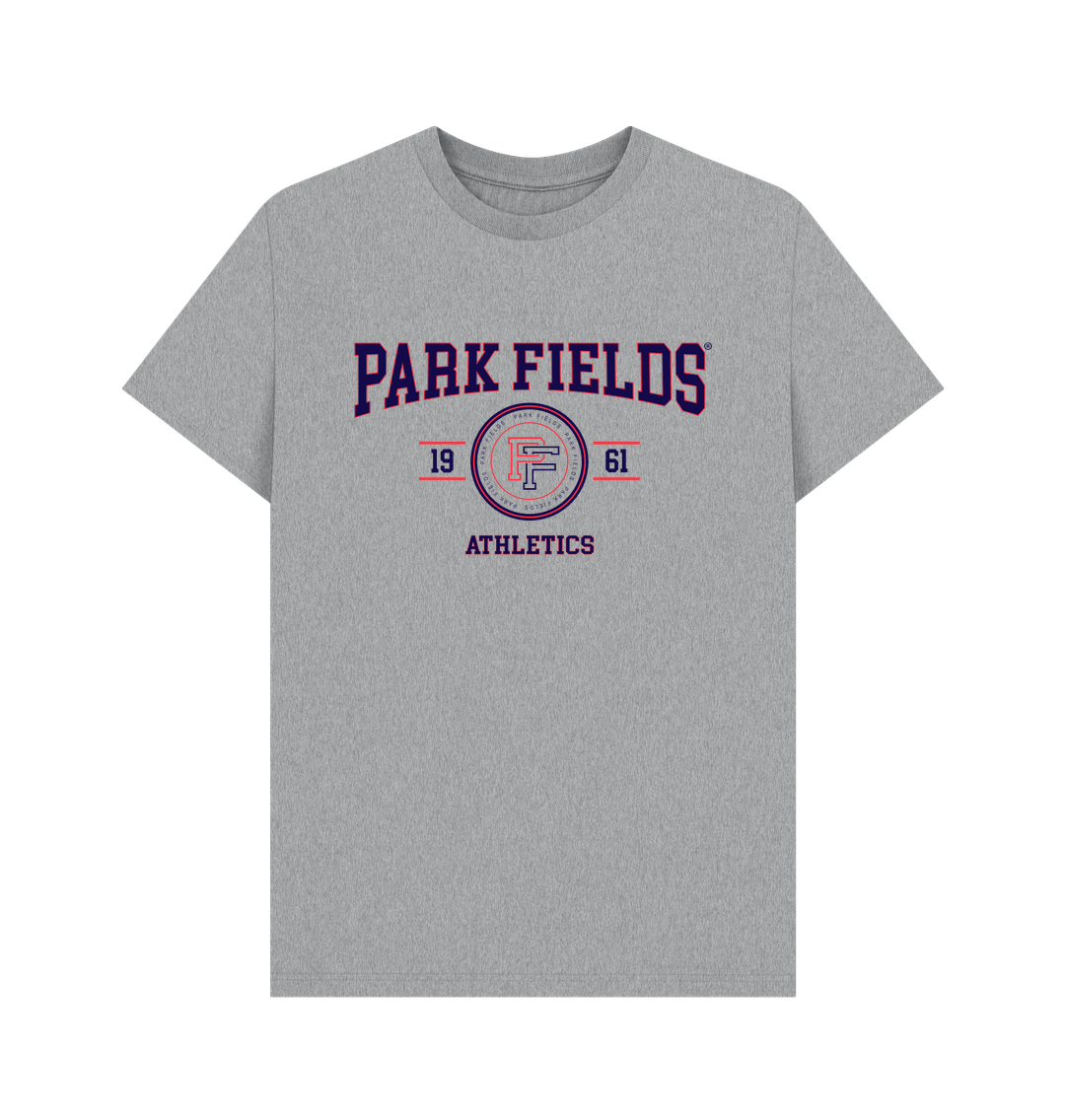 Athletic Grey Printed T-shirt