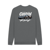 Slate Grey Printed Sweater Back