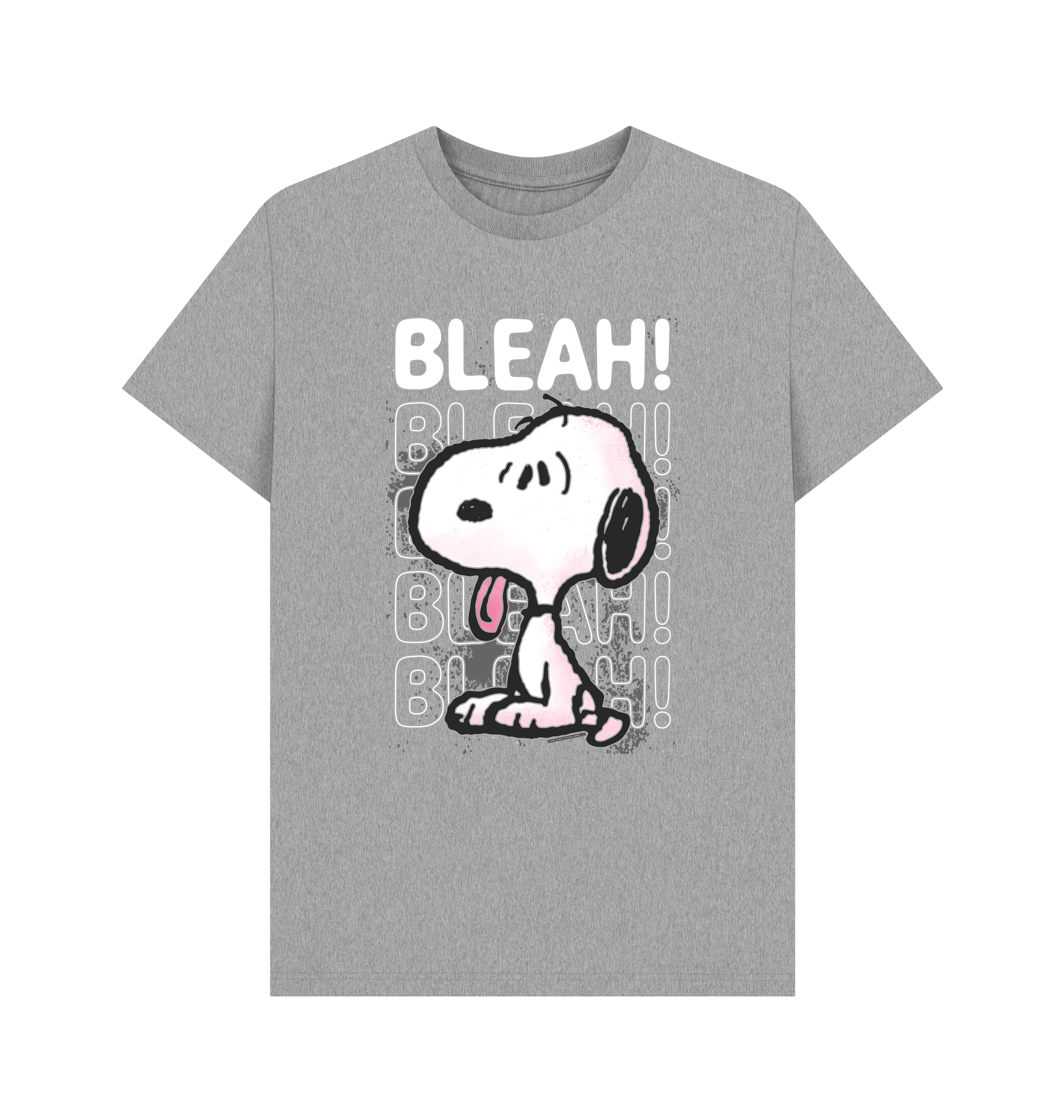 Athletic Grey Printed T-shirt Front