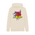 Oat Printed Hoody Front