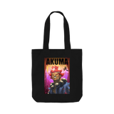 Black Printed Bag Front