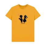 Mustard Printed T-shirt Front