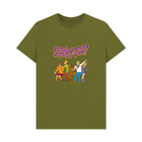 Moss Green Printed T-shirt Front