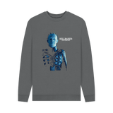 Slate Grey Printed Sweater