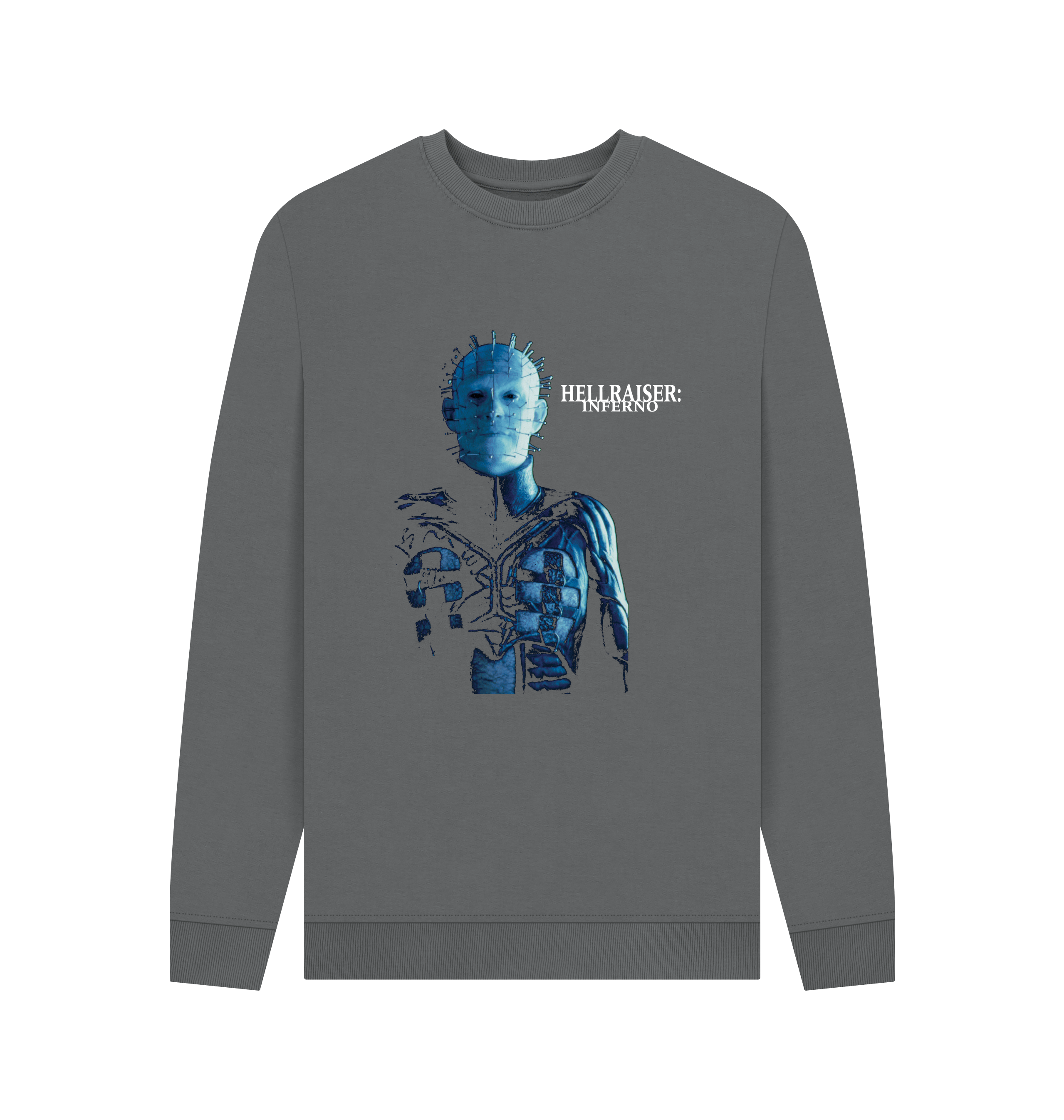 Slate Grey Printed Sweater