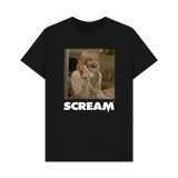 Black Printed T-shirt Front