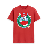 Red Printed T-shirt Front