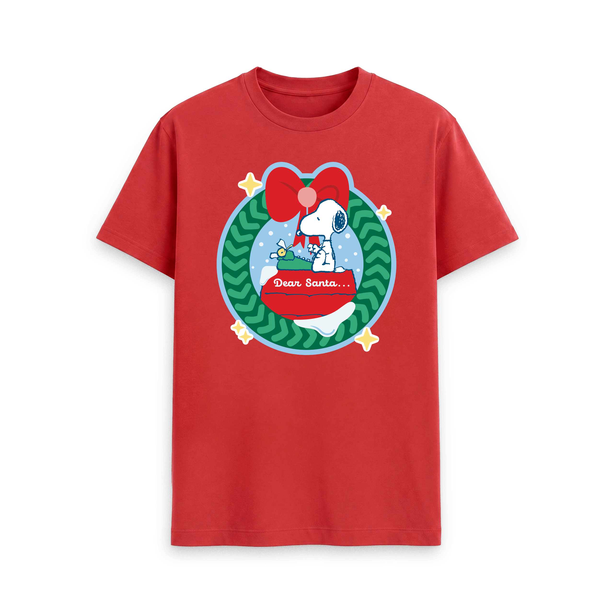 Red Printed T-shirt Front