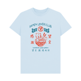 Sky Blue Printed T-shirt