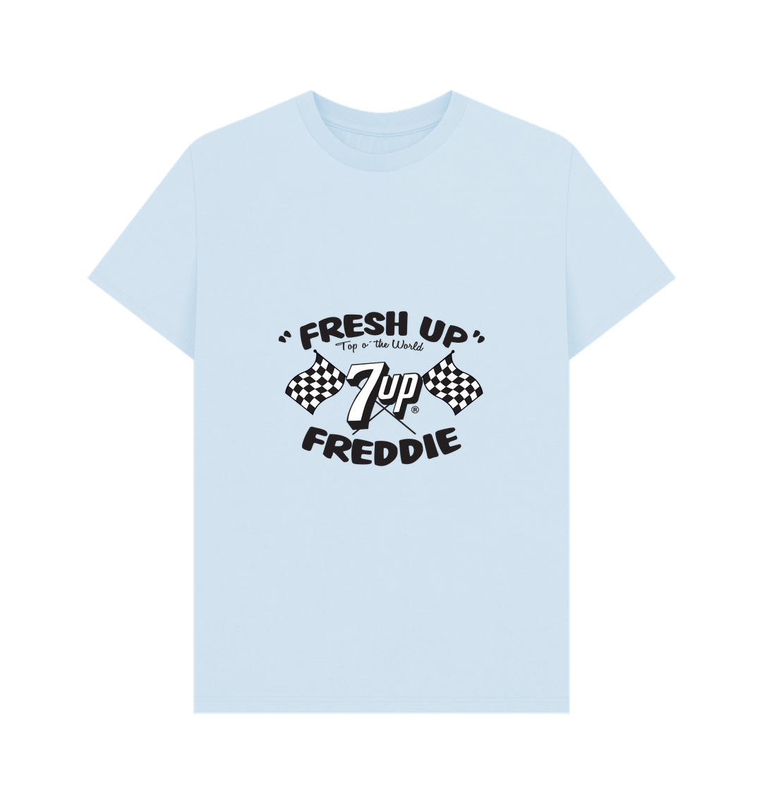 Sky Blue Printed T-shirt