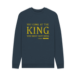 Navy Blue Printed Sweater